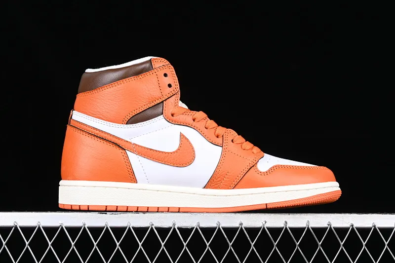 All categories Air Jordan Jordan series basketball shoes Air Jordan 1 High Pure original Air Jordan 1 High OG "Starfish" AJ1 Joe 1 Hermes Orange high-top basketball shoes DO9369-101